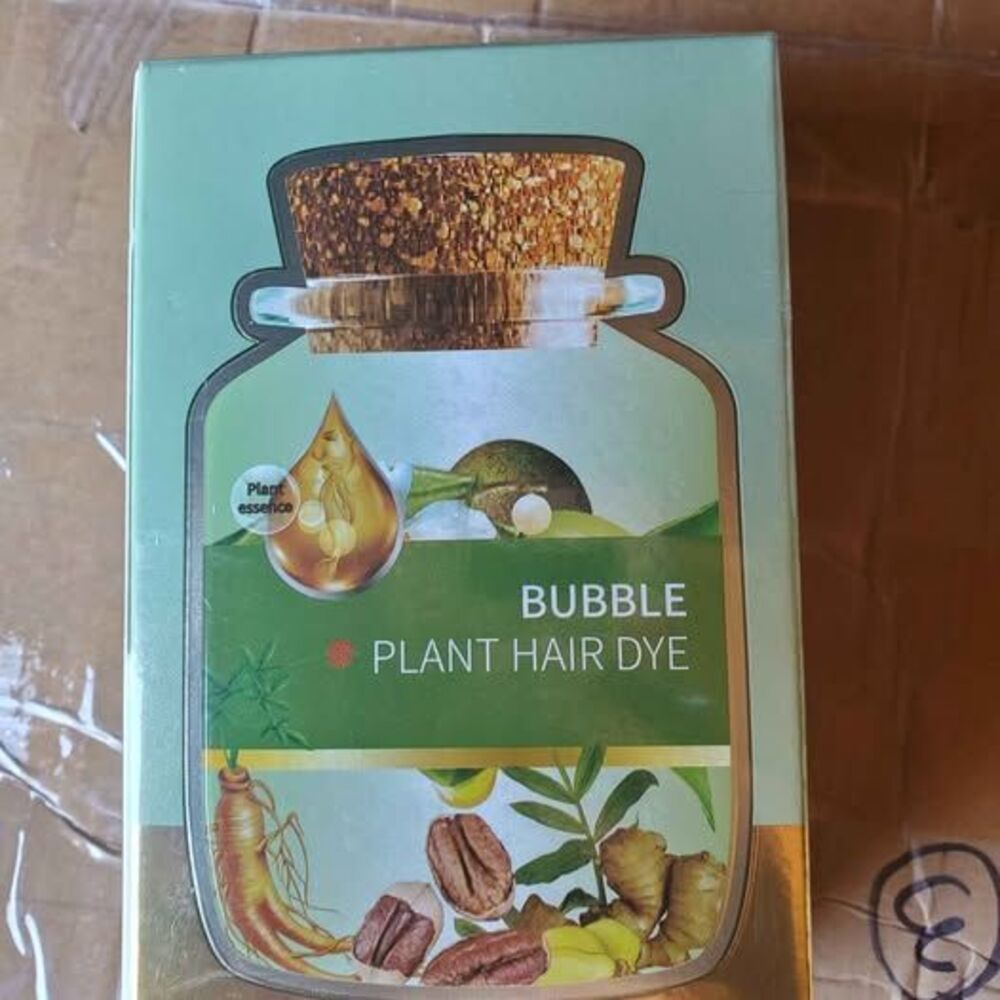 4 for $6!Bubble Plant Hair Dye - Coffee/Chesnut Brown/Black/Black tea Color